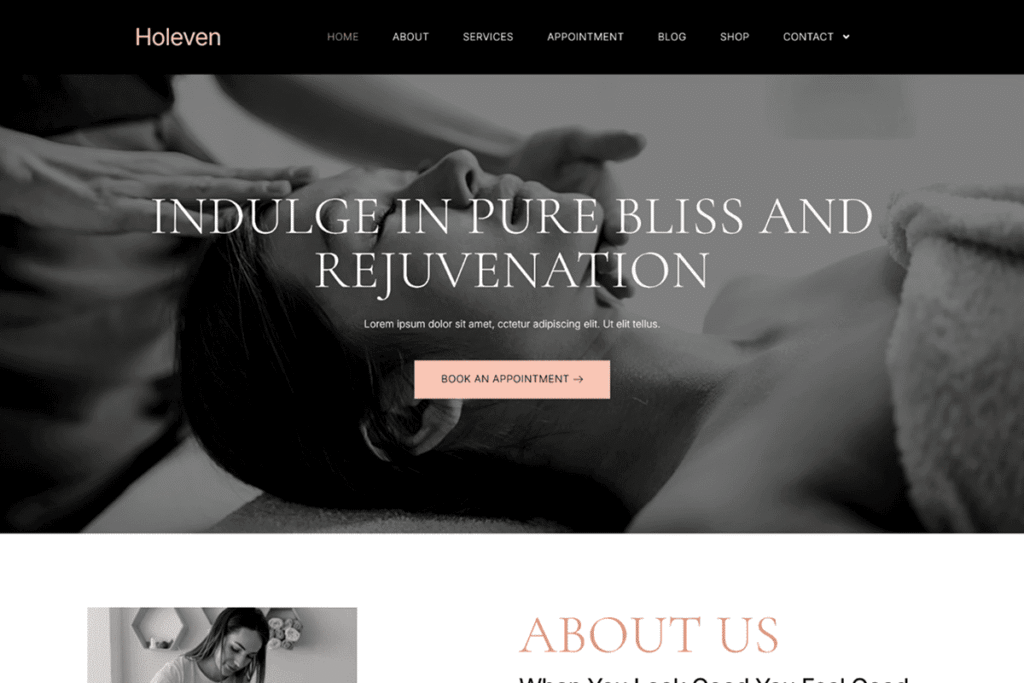 SPA Premium WordPress Template