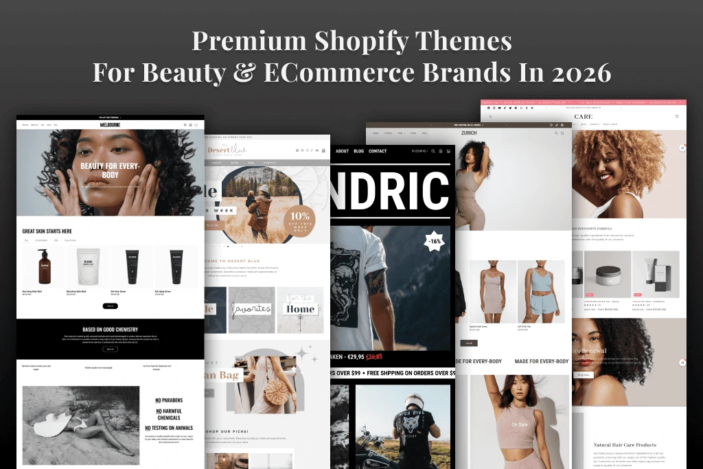 Discover 5 premium Shopify themes for beauty and eCommerce brands in 2026. Modern, mobile-optimized designs built to boost conversions and elevate your online store.