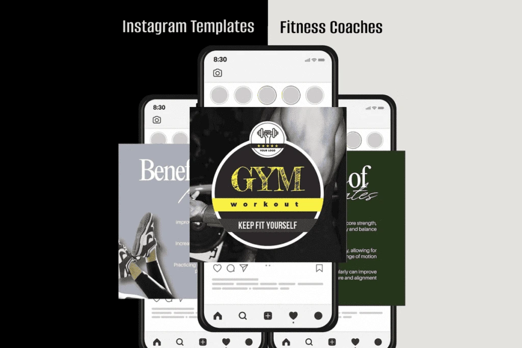 Why Fitness & Coaching Brands Need Instagram Templates